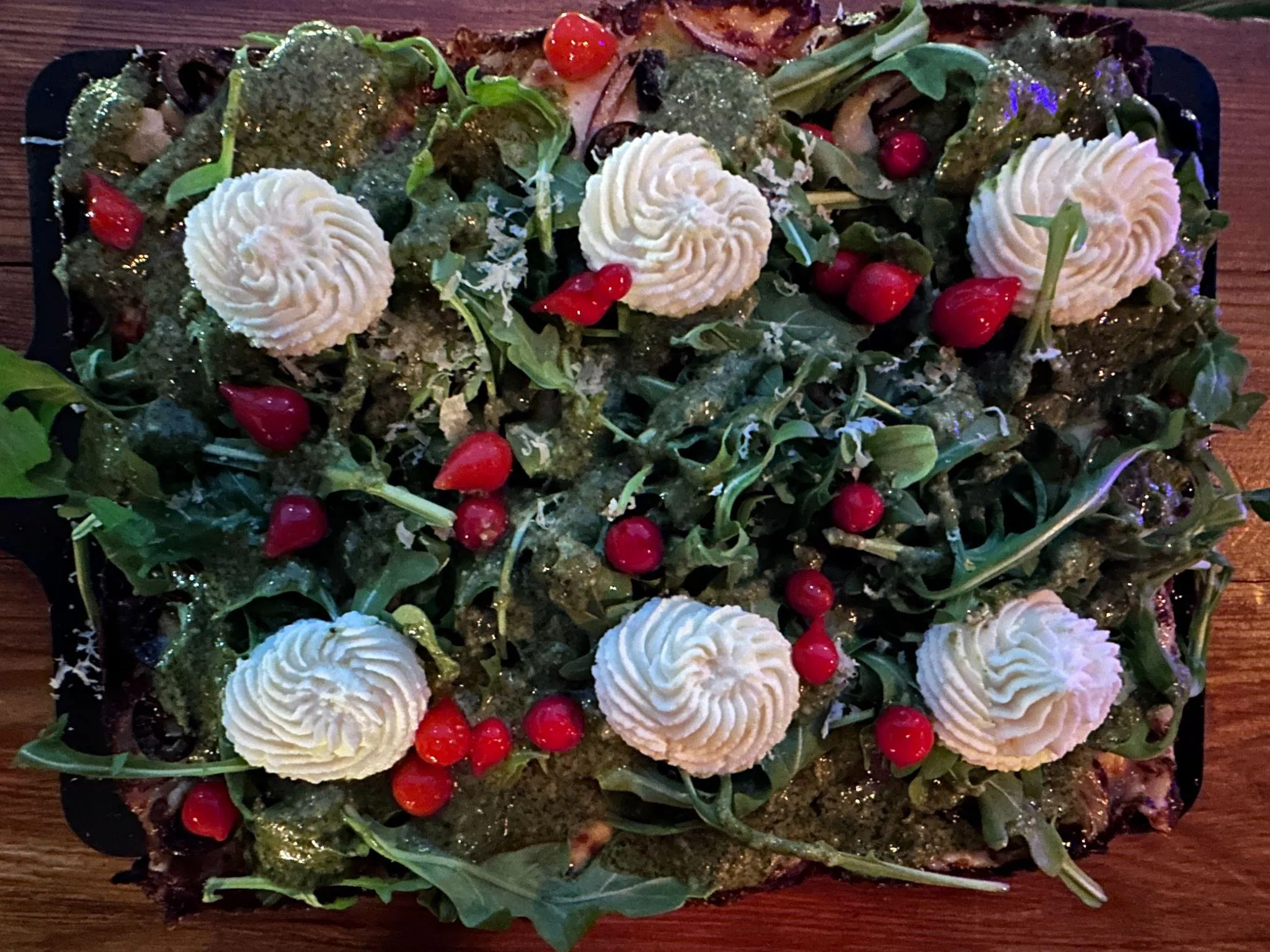 Garden Goddess — Detroit-style pizza