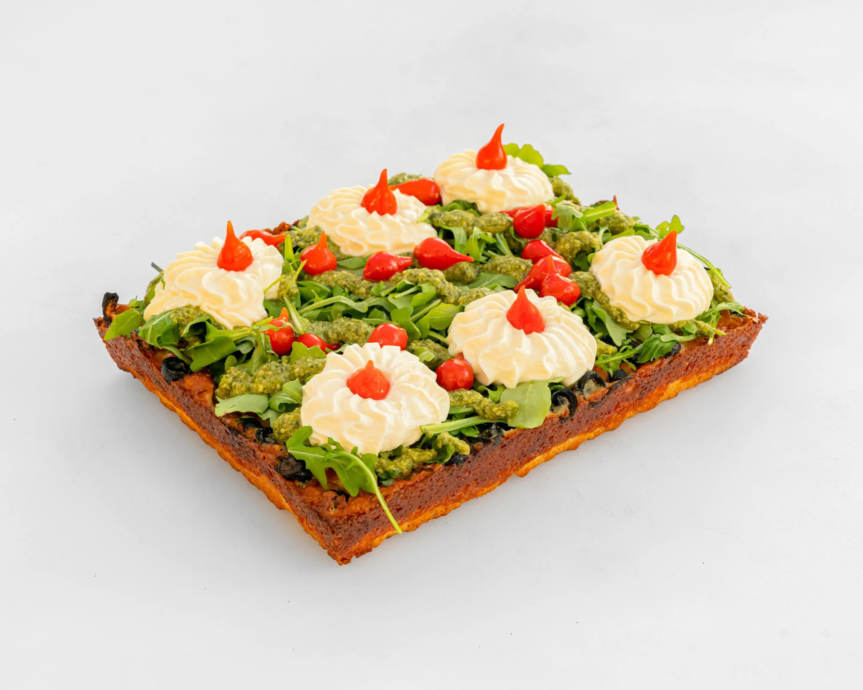 Garden Goddess — Detroit-style pizza