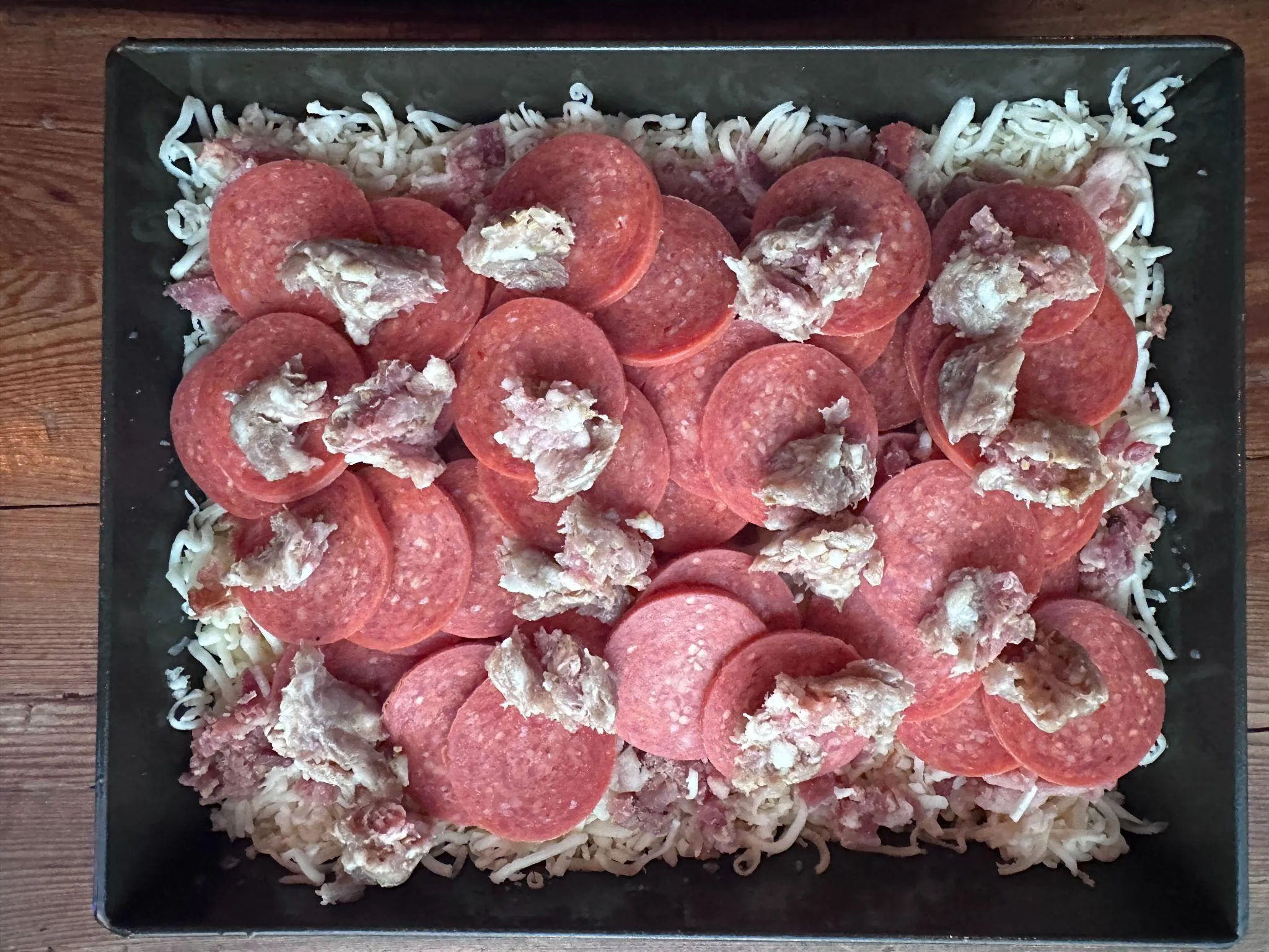 A spread of Joyride pizza ready to share with a group.