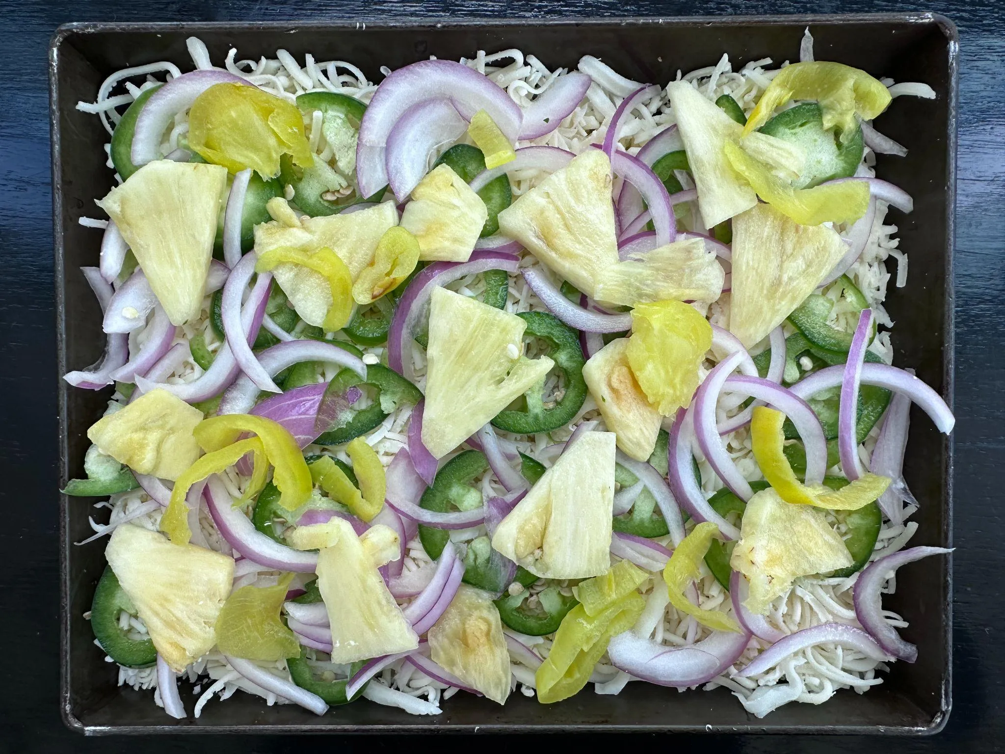 Sweet Heat Pineapple — Detroit-style pizza
